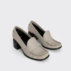 PIERRE HARDY ROMY HEELED LOAFER Offwhite Online