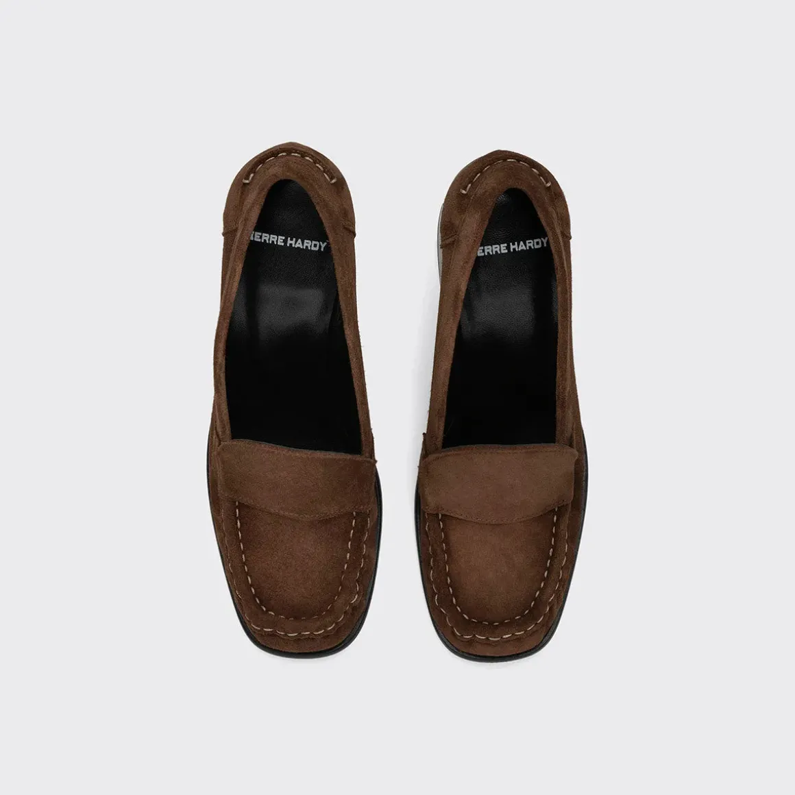 PIERRE HARDY ROMY HEELED LOAFER Chocolate Cheap