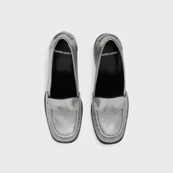 PIERRE HARDY ROMY HEELED LOAFER Silver Fashion