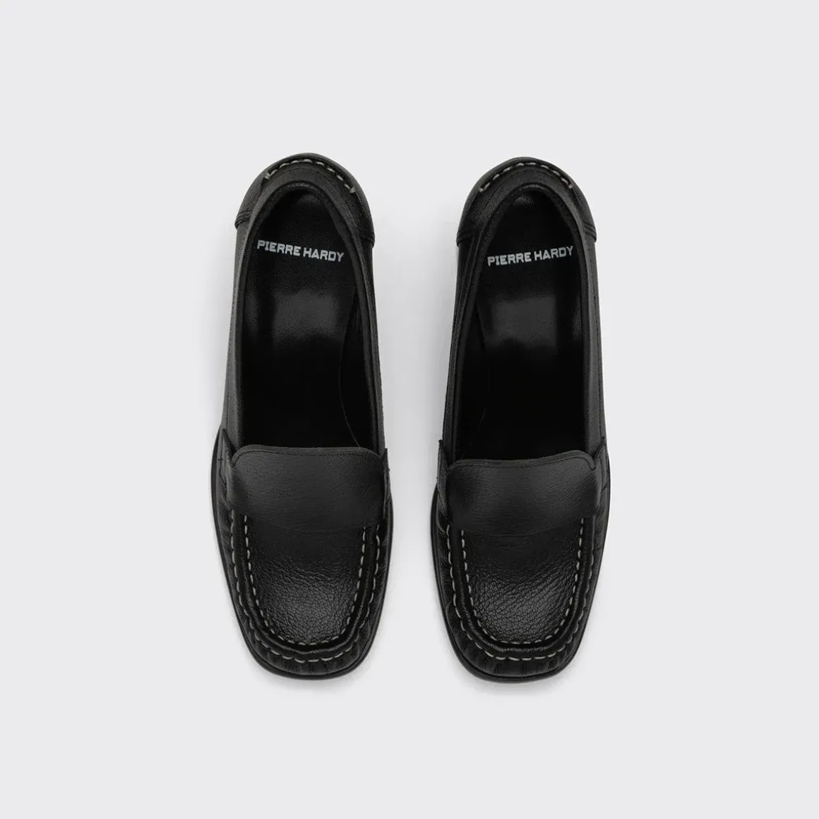 PIERRE HARDY ROMY HEELED LOAFER Black Clearance