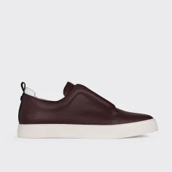 PIERRE HARDY SLIDER SNEAKERS Burgundy Cheap