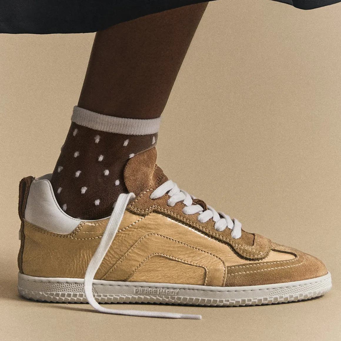 PIERRE HARDY START SNEAKERS Beige Best Sale