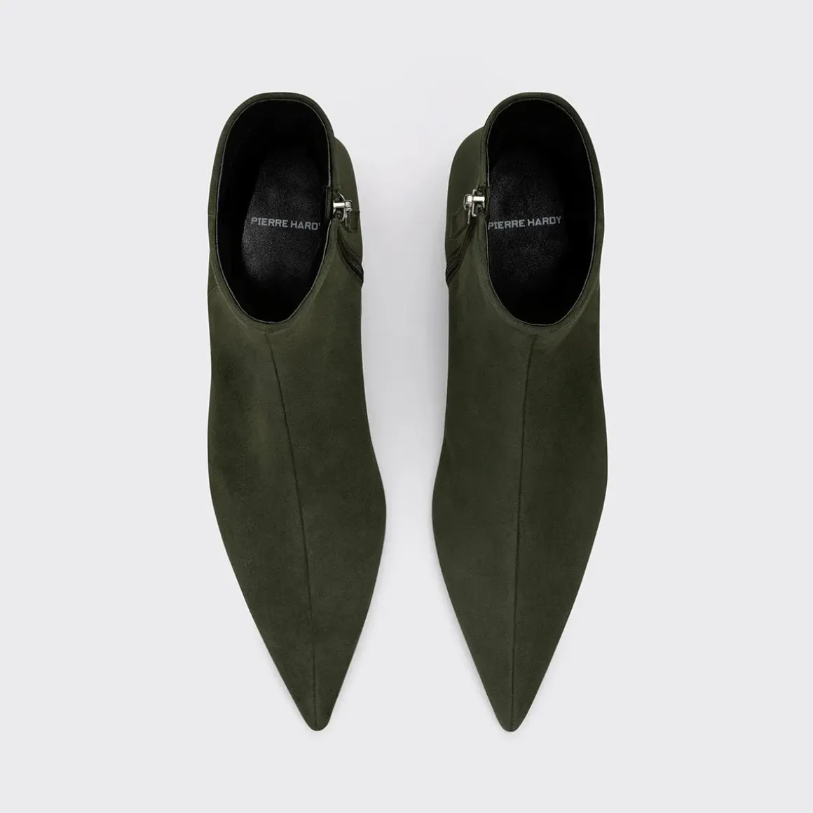 PIERRE HARDY STELLA HEELED BOOTS Kaki Clearance