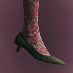 PIERRE HARDY STELLA PUMP Kaki Clearance