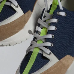 PIERRE HARDY STREET LIFE SNEAKERS Navy,sand,yellow Flash Sale