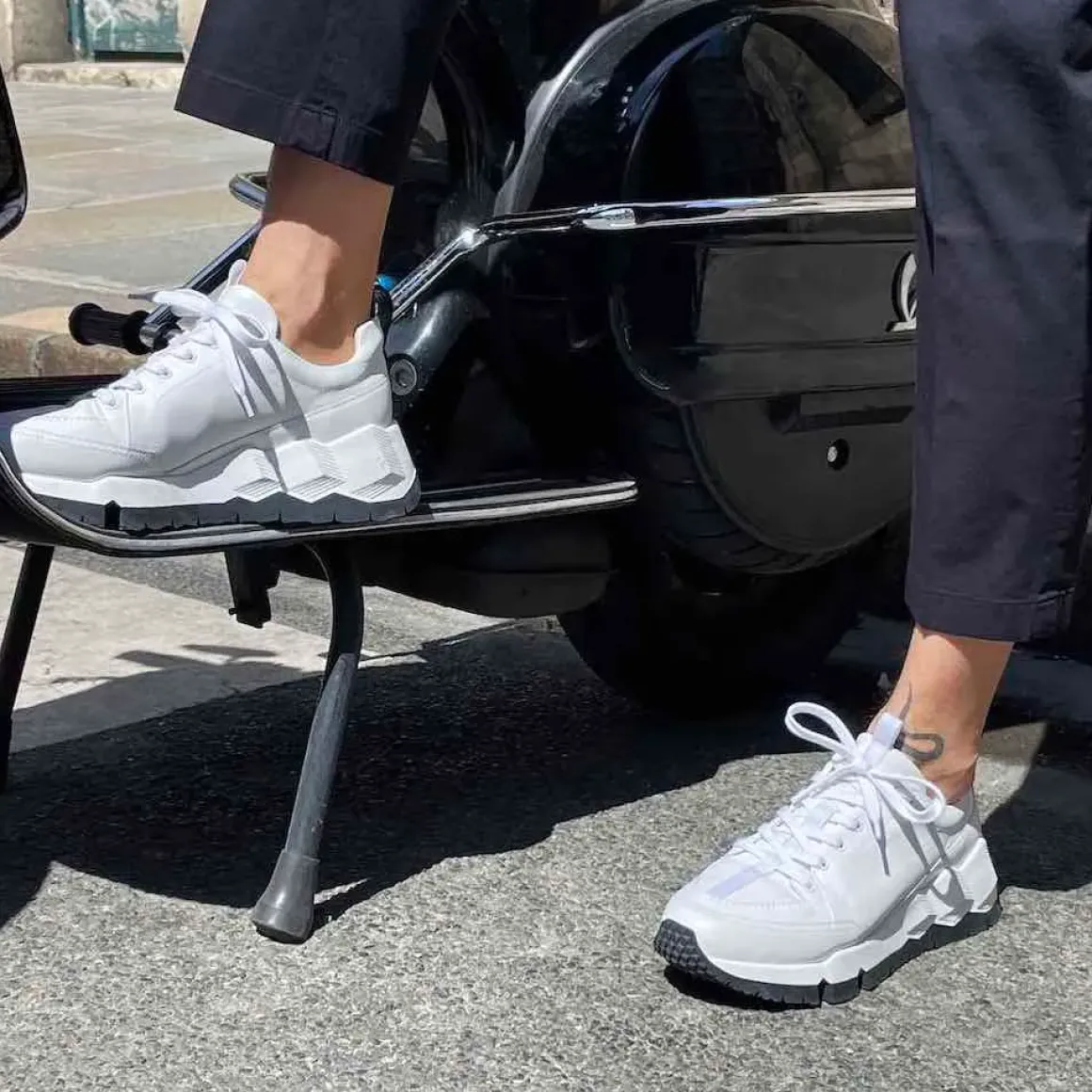 PIERRE HARDY STREET LIFE SNEAKERS White,black New