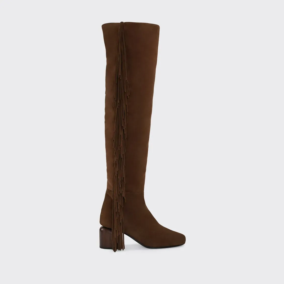 PIERRE HARDY TEXAS OVER THE KNEE BOOTS Chocolate Fashion