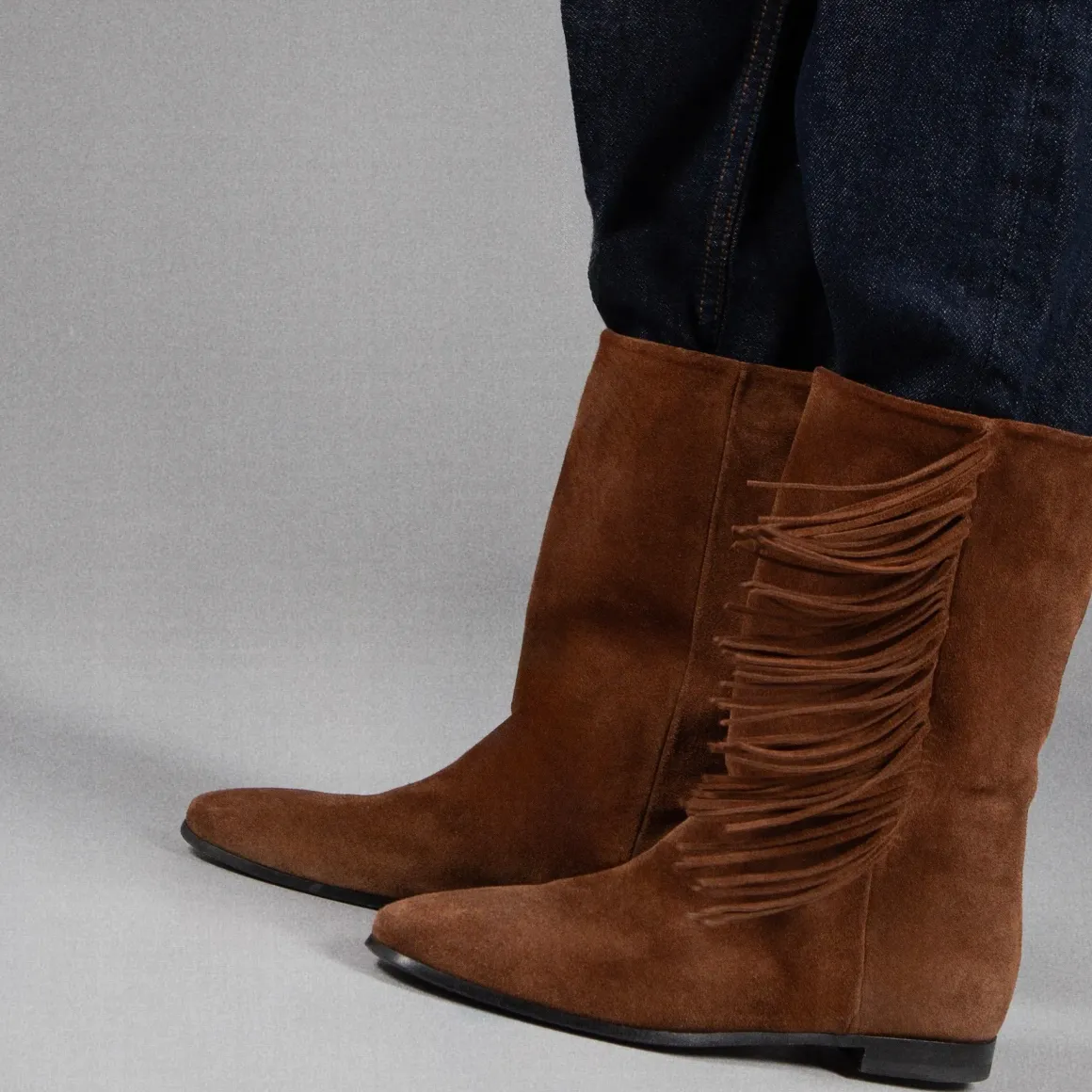 PIERRE HARDY TEXAS ROBYN ANKLE BOOTS Chocolate Shop