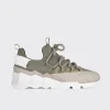 PIERRE HARDY TREK COMET SNEAKERS Kaki,lightgrey,white Hot