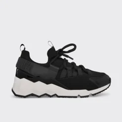 PIERRE HARDY TREK COMET SNEAKERS Black,white New