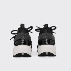 PIERRE HARDY TREK COMET SNEAKERS Black,white New
