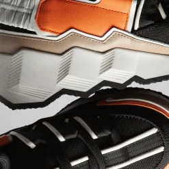PIERRE HARDY TREK COMET SNEAKERS Black,orange Best