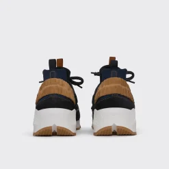 PIERRE HARDY TREK COMET SNEAKERS Navy,camel Cheap