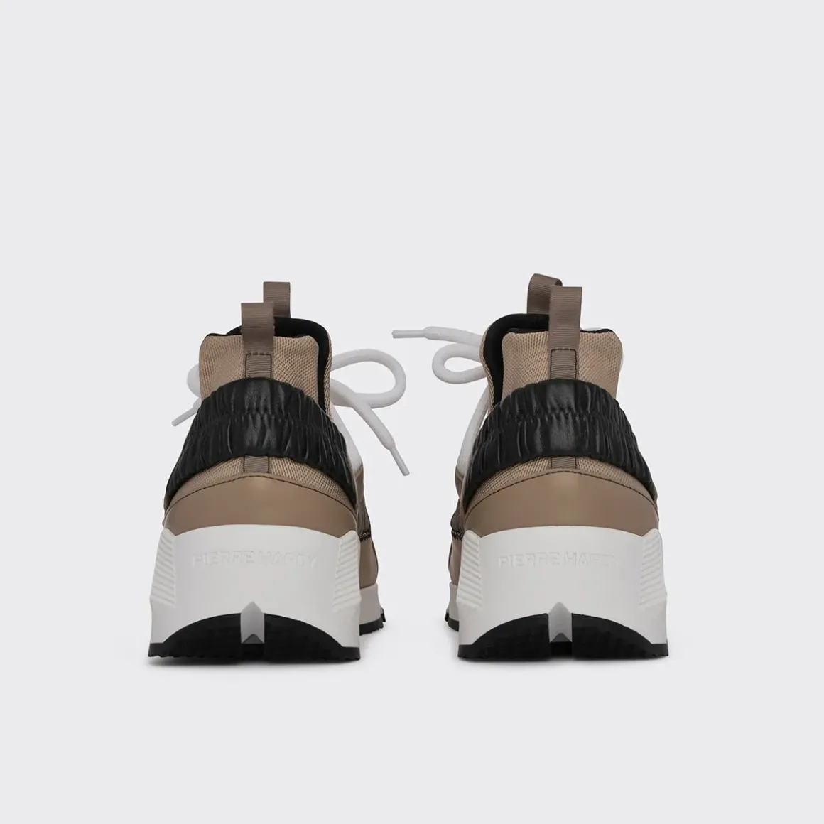 PIERRE HARDY TREK COMET SNEAKERS Sand,black Hot