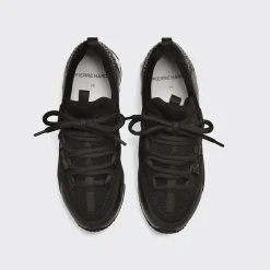 PIERRE HARDY TREK COMET SNEAKERS Black,white New