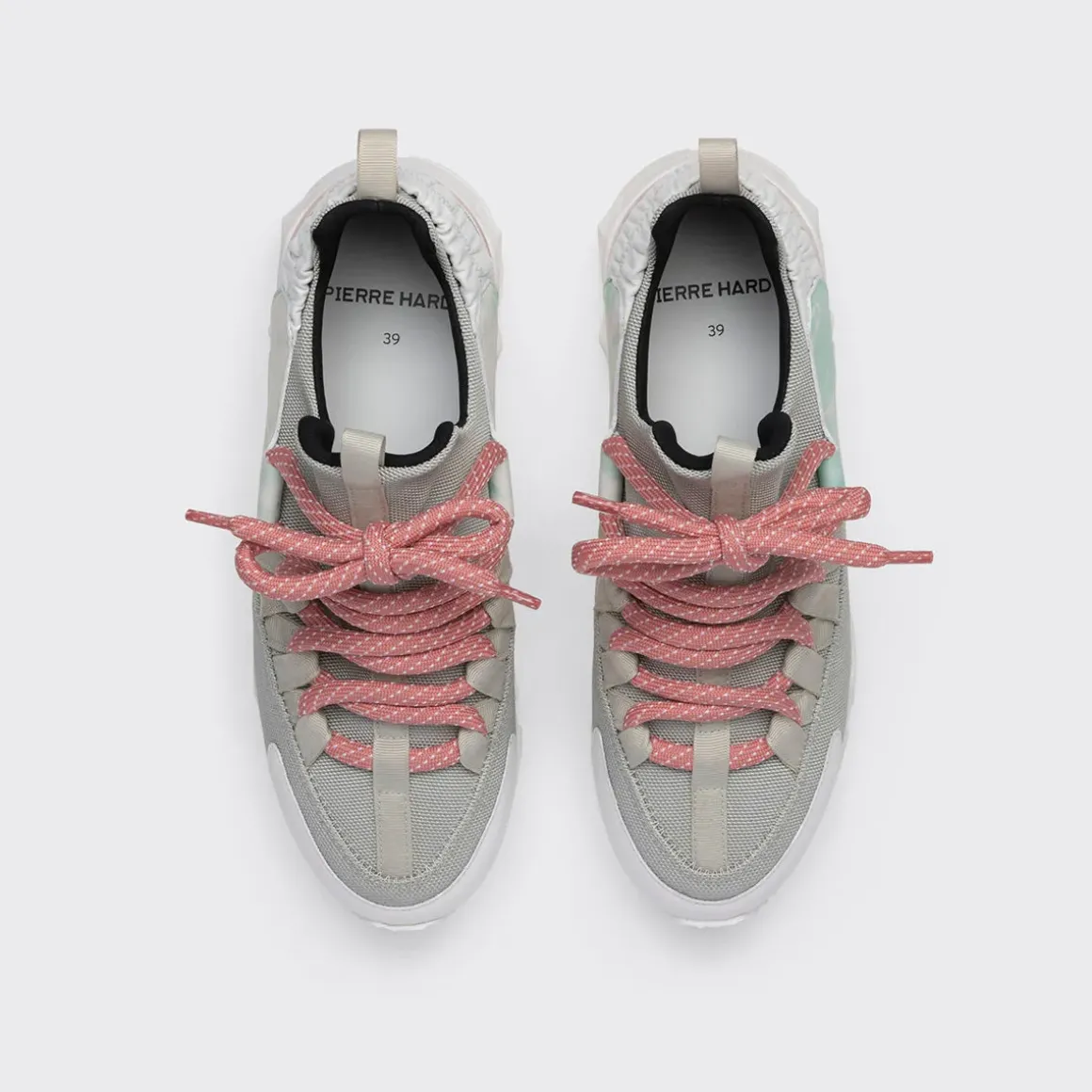PIERRE HARDY TREK COMET SNEAKERS Pink,green,lightgrey,white Cheap
