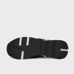 PIERRE HARDY TREK COMET SNEAKERS Black,white New