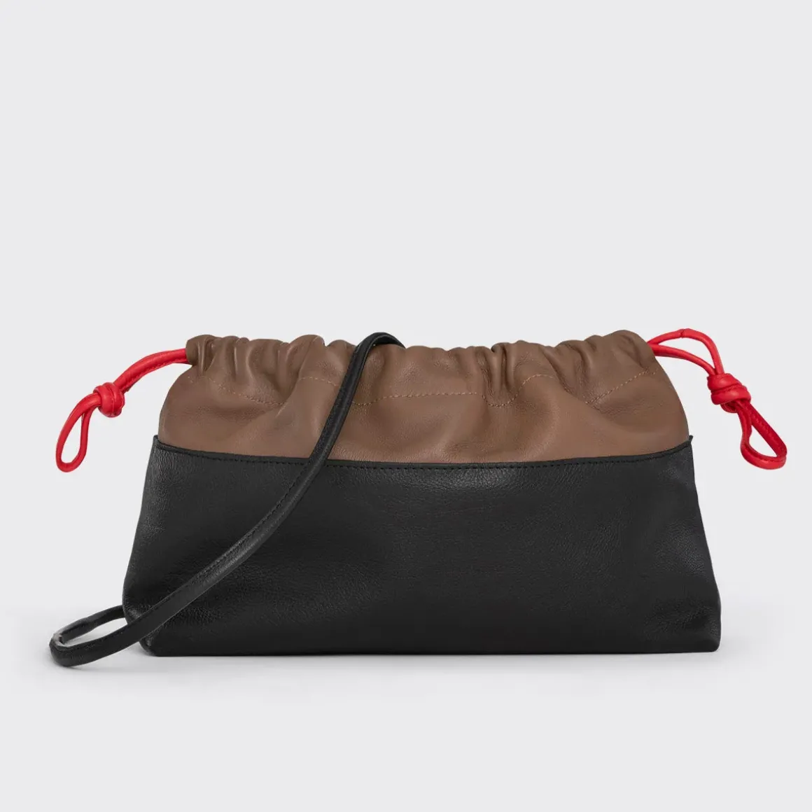 PIERRE HARDY TWIN CLUTCH Tobacco,black Best Sale
