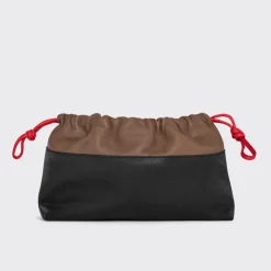 PIERRE HARDY TWIN CLUTCH Tobacco,black Best Sale