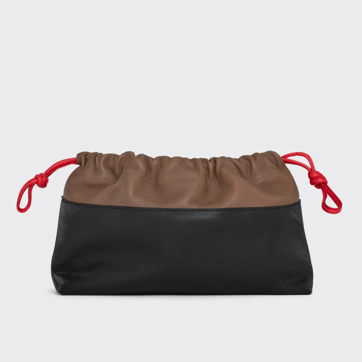 PIERRE HARDY TWIN CLUTCH Tobacco,black Best Sale