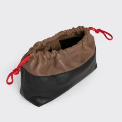 PIERRE HARDY TWIN CLUTCH Tobacco,black Best Sale