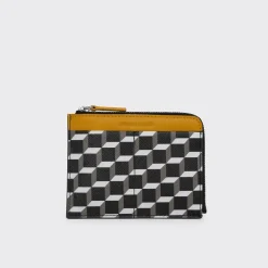 PIERRE HARDY VALOIS COIN PURSE Black,yellow Best Sale