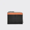 PIERRE HARDY VALOIS COIN PURSE Black,orange Best