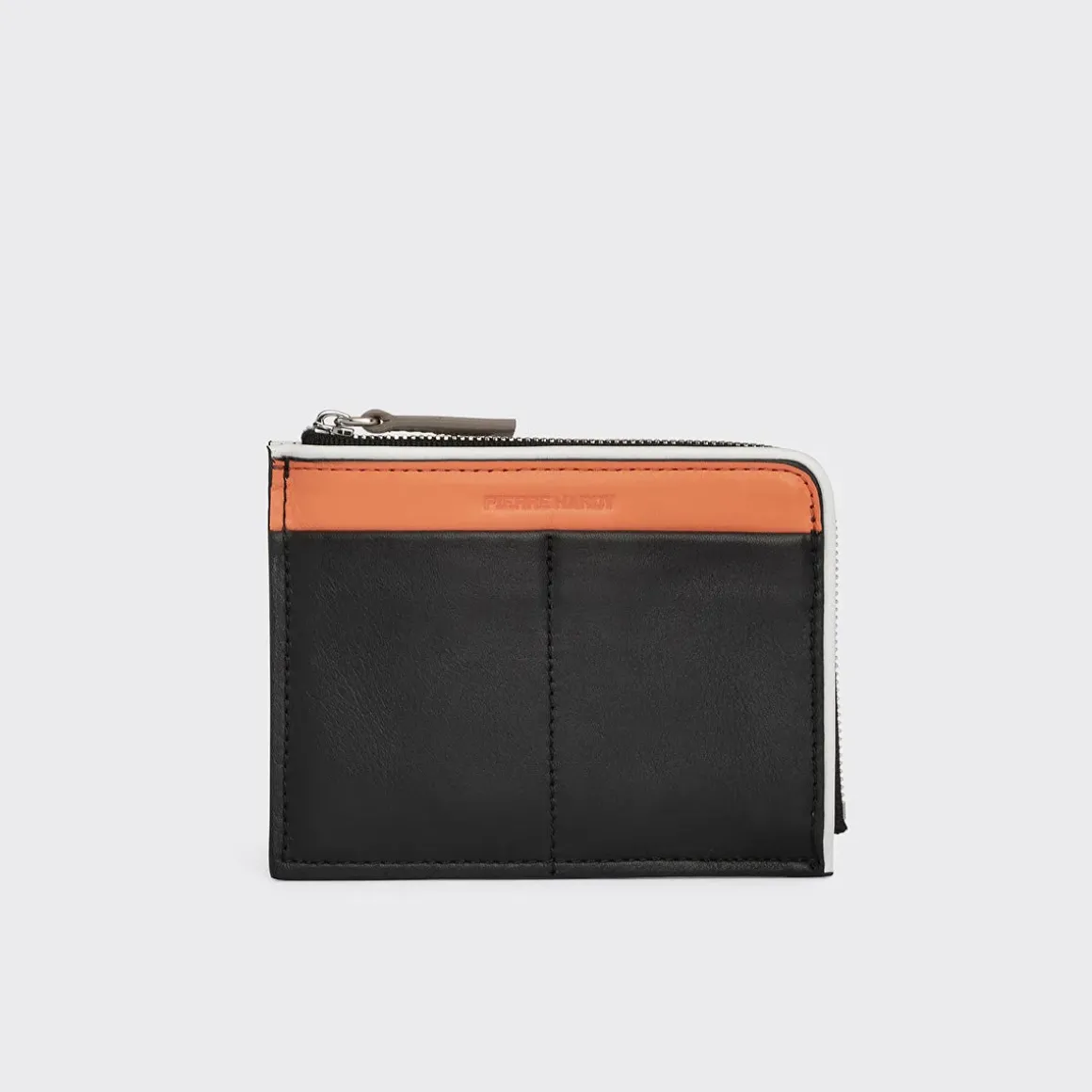 PIERRE HARDY VALOIS COIN PURSE Black,orange Best
