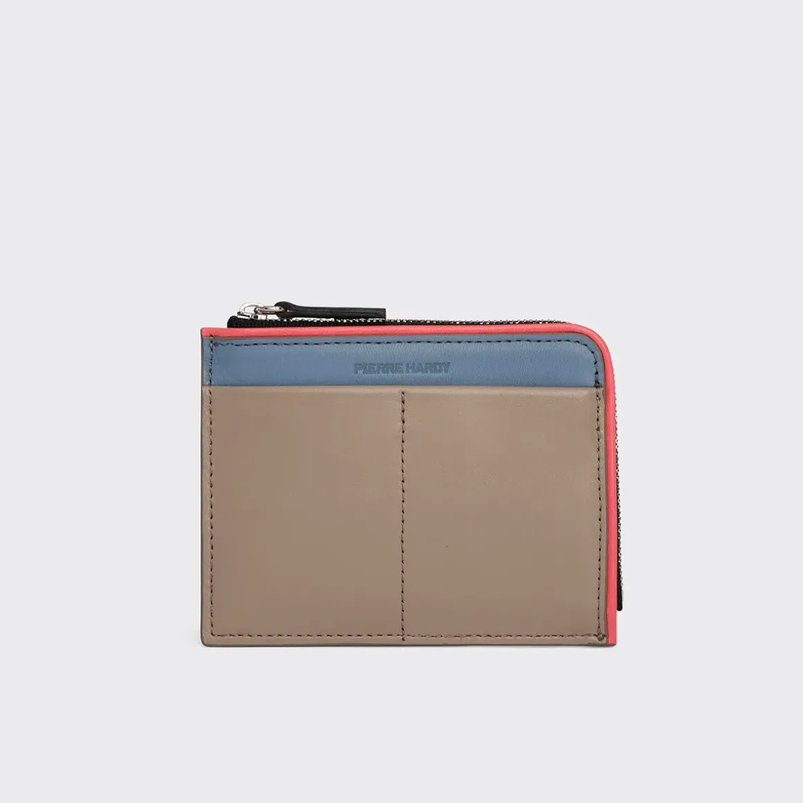PIERRE HARDY VALOIS COIN PURSE Taupe,bluesky,pink Cheap