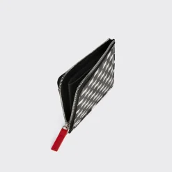 PIERRE HARDY VALOIS COIN PURSE Black,white,bluesky,red Outlet