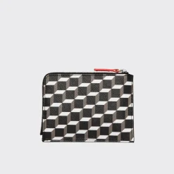 PIERRE HARDY VALOIS COIN PURSE Black,white,bluesky,red Outlet